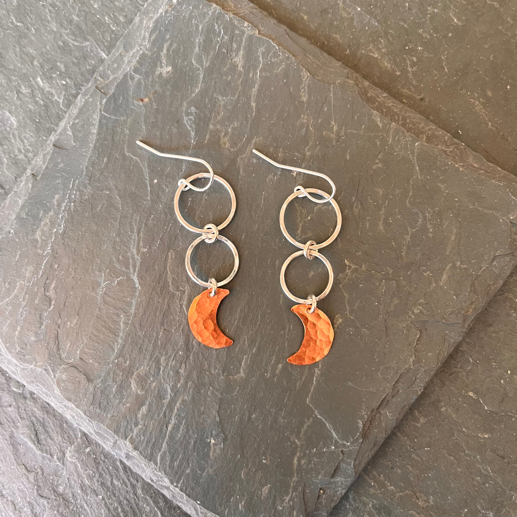 Crescent Moon and Circles